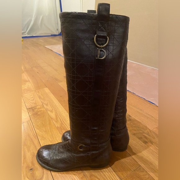 Christian Dior brown boots size 36 1/2 - Picture 1 of 8